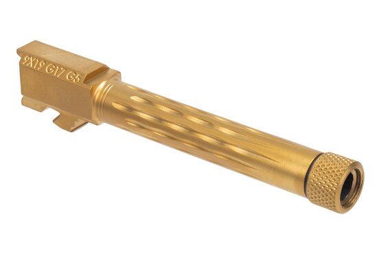Faxon Firearms threaded barrel for Glock 17 Gen 5.